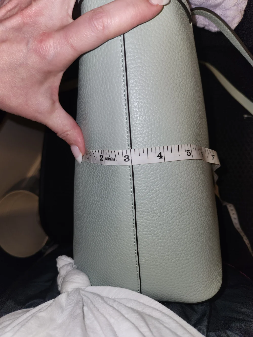 Kate Spade New York Mint Green Leather Tote Bag with Tassel- NWT - Picture 13 of 15